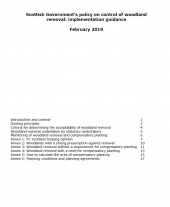 Scottish Government's Policy on Control of Woodland Removal: Implementation Guidance